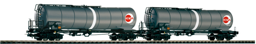 PIKO 58228 - H0 2-tlg. Knickkesselwagen-Set OEVA der ÖBB; Ep. V